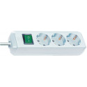 Multiprise Eco Line 16 A 250 V Steckd.3 avec Interrupteur 1.5m H05VV-F 3x1.5 mm²