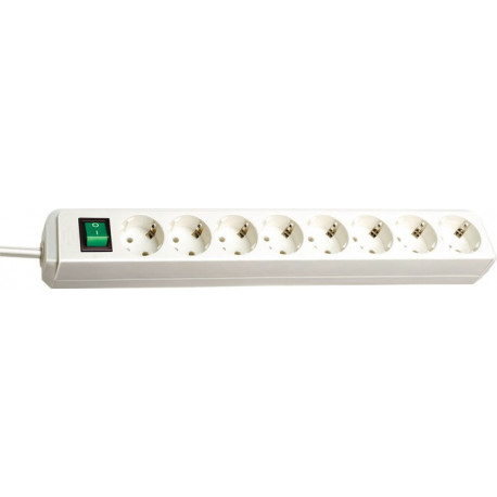 Multiprise Eco Line 16 A 250 V Steckd.8 3m H05VV-F 3x1.5 mm² BRENNENSTUHL
