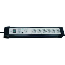Multiprise 10 A 250 V Steckd.6 3m H05VV-F 3x1.5 mm² BRENNENSTUHL