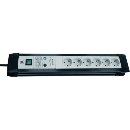 Multiprise 10 A 250 V Steckd.6 3m H05VV-F 3x1.5 mm² BRENNENSTUHL