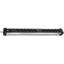 Multiprise Premium Alu Line 16 A 230 V Steckd.12 3m H05VV-F 3x1.5 mm²