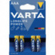 Batterie Longlife Power 1.5 V AAA-AM4-Micro 1240 mAh LR03 4903 4 St./Bl.