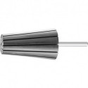 Porte-manchons abrasifs D36xH60 mm conique D. de la tige 6 mm PFERD