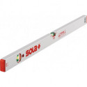 Niveau AZB 120cm Alu.argent 0.5 mm/m 0.50 mm/m SOLA