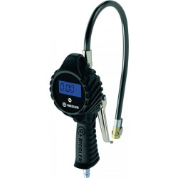 Manomètre manuel de gonflage des pneus non calibré, avec prise momentanée DN 7.2 RIEGLER