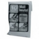 Lot de chiffons de nettoyage et chiffons de nettoyage pour support Sacs support de sol 1 porte 10 sacs poubelle 1 support