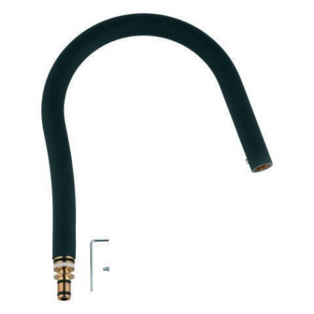Tuyau de douche GrohFlexx 46968 aus Santopren softnoir