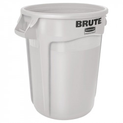 Fût polyvalent blanc 121 l PE D. extérieur 560xH692 mm RUBBERMAID