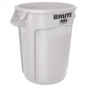 Fût polyvalent blanc 121 l PE D. extérieur 560xH692 mm RUBBERMAID