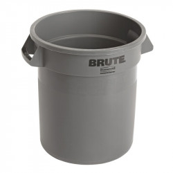 Fût polyvalent gris 38 l PE D. extérieur 400xH435 mm RUBBERMAID