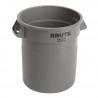 Fût polyvalent gris 38 l PE D. extérieur 400xH435 mm RUBBERMAID