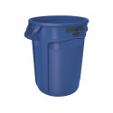 Fût polyvalent bleu 121 l PE D. extérieur 560xH692 mm RUBBERMAID