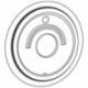 Rosace Grohe pour EUROPLUS EHM FMS Wan 180mm chromé /ma-chr