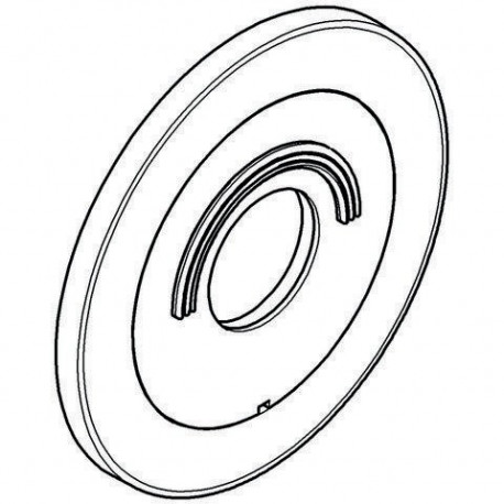 Rosace Grohe pour EUROPLUS EHM FMS Br 180mm chromé /ma-chr