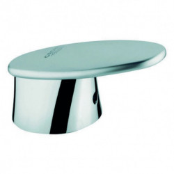 Tête de levier TARON Br-Batt u FMS chromé /pe-bl