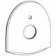 Rosace Grohe pour Chiara UP-FMS chromé 