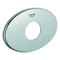 Rosace Grohe chromé 