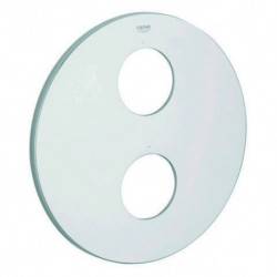 Rosace Grohe chromé 