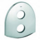 Rosace Grohe CHIARA f UP-Feininstallation chromé 