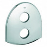 Rosace Grohe CHIARA f UP-Feininstallation chromé 