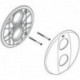 Rosace Grohe pour FMS Grohtherm3000 chromé 