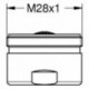 Mousseur M28x1 