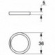 Plaquettes chromées Grohe TARON 3 pièces ma-chr