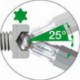 Clé coudée à tête sphérique TORX®, Dimensions : T 40, Long. des branches 210 x 43 mm