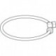Tuyau flexible 1/2 pouce avec dispositif anti-torsion