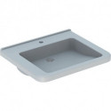 Geberit Waschtisch RENOVA COMFORT Square barrierefr m HL o ÜL 650x550mm weiß KT