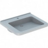 Geberit Waschtisch RENOVA COMFORT Square barrierefr m HL o ÜL 650x550mm weiß KT