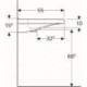 Geberit Waschtisch RENOVA COMFORT Square barrierefr m HL o ÜL 650x550mm weiß KT