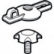 Bouton à vis GE avec outil pour 571400 bouton à vis avec outil pour 571400