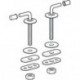 Charnières en acier inoxydable GE. pour 573370-573373 charnières en acier inoxydable pour 573370-573373