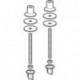 Kit de montage GE. pour 123555 et 123655 Kit de montage pour 123555 et 123655