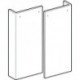 Porte en blanc. pour Renova Nr.1 Comfort WTU 808530/808531