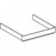 Bande décorative GE en graphite pour Renova Nr.1 Comfort WTU 808565
