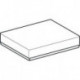 Coussin d'assise GE blanc. pour tabouret Renova Nr.1 ​​​​confort 808500