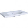 Geberit Waschtisch ACANTO 900x482mm m Abl. u ÜL ohne Hahnloch weiß