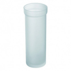 Verre Porte Balai Brosse chroméé