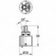 Cartouche céramique EICHELBERG 440430 35mm intégr. Liavecation de température et de quantité