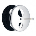 Rosace murale 440433 pour mitigeur de bain à encastrer MultiFlow chrome