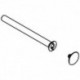 Vis à tête bombée EICHELBERG 440034 pour mitigeurs bain/douche à encastrer chrome