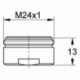 Régulateur à jet laminaire EICHELBERG 440442 filetage extérieur M 24 x 1 chrome om