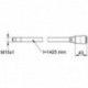 Bec mousseur EICHELBERG 440443 pour mitigeur de cuisine Chicco chrome