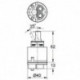 Cartouche céramique EICHELBERG 440569 40mm intégr. Liavecation de température et de quantité