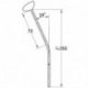 Tige de traction EICHELBERG 440799 chrome om