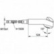 Douchette double jet EICHELBERG 440837 pour évier Vento batteries LP chrome