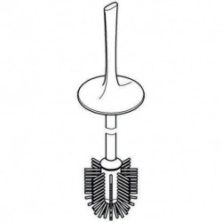 Brosse de rechange GROHE 64813 pour ensemble de brosse de toilette moon white