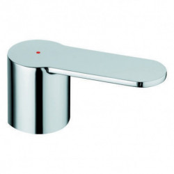 Poignée GROHE rouge Eurostyle Cosmopolitan chromé 